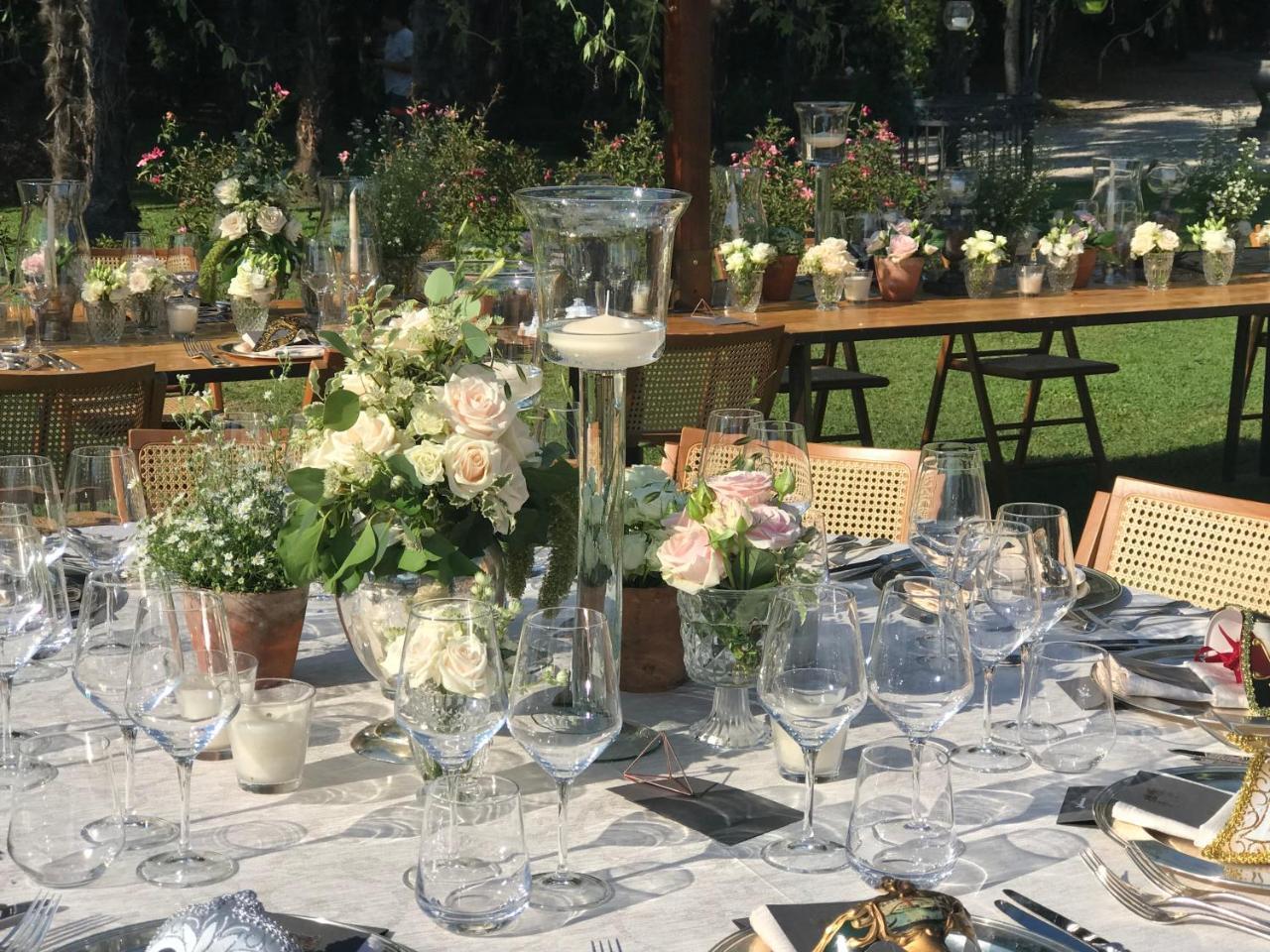Hotel Villa Condulmer Mogliano Veneto Εξωτερικό φωτογραφία A table at a wedding reception